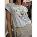 BELLE elöl mintás póló