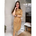 ADRIENNE karamell ruha