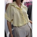 NOELLA vanília sárga blúz