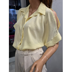 NOELLA vanília sárga blúz