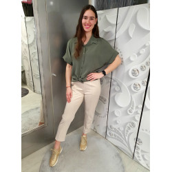 NOELLA khaki blúz ÚJ TAVASZI KOLLEKCIÓ