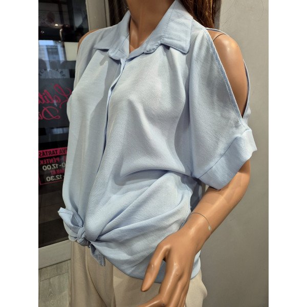 NOELLA világoskék blúz