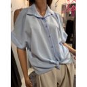 NOELLA világoskék blúz