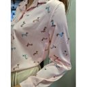 MORIS tacsis szatén ing