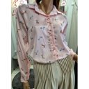 MORIS tacsis szatén ing