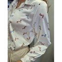 MORIS tacsis szatén ing