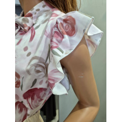 NINETT fodros vállú felső