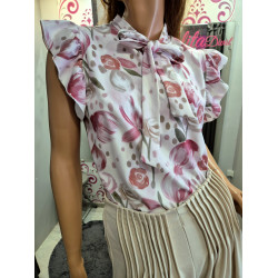 NINETT fodros vállú felső