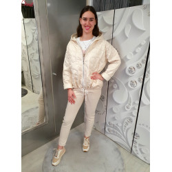 AMORA bézs kabát AKCIÓS KOLLEKCIÓ