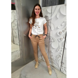 FEMME karamell nadrág ÚJ TAVASZI KOLLEKCIÓ