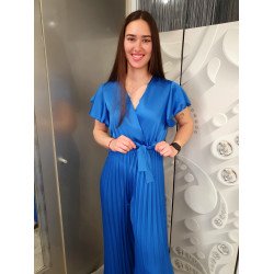 SERENA SATIN királykék overál ÚJ TAVASZI KOLLEKCIÓ