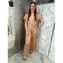 SERENA SATIN gold overál