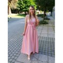 LILIEN ROSE SATIN ruha