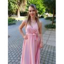 LILIEN ROSE SATIN ruha