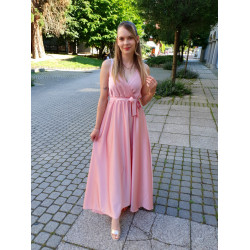 LILIEN ROSE SATIN ruha