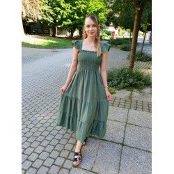 EVELINE zöld ruha ÚJ KOLLEKCIÓ