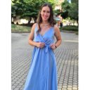 LILIEN ICEBLUE SATIN ruha
