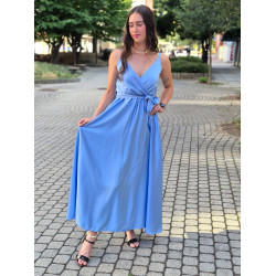 LILIEN ICEBLUE SATIN ruha