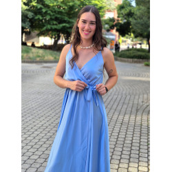 LILIEN ICEBLUE SATIN ruha