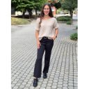 SELENA bézs kötött felső