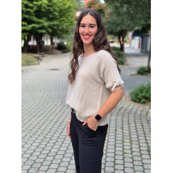 SELENA bézs kötött felső