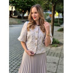 EMÍLIA bézs kabátka ŐSZI ÚJDONSÁGOK