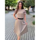 NORA mogyoró pliszírozott alj