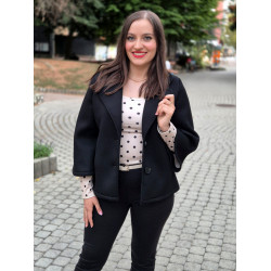 KAROLINE fekete kabátka ŐSZI ÚJDONSÁGOK
