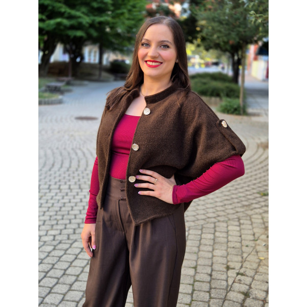 FIONA barna poncsó