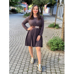 AMANDA sötétbarna ruha